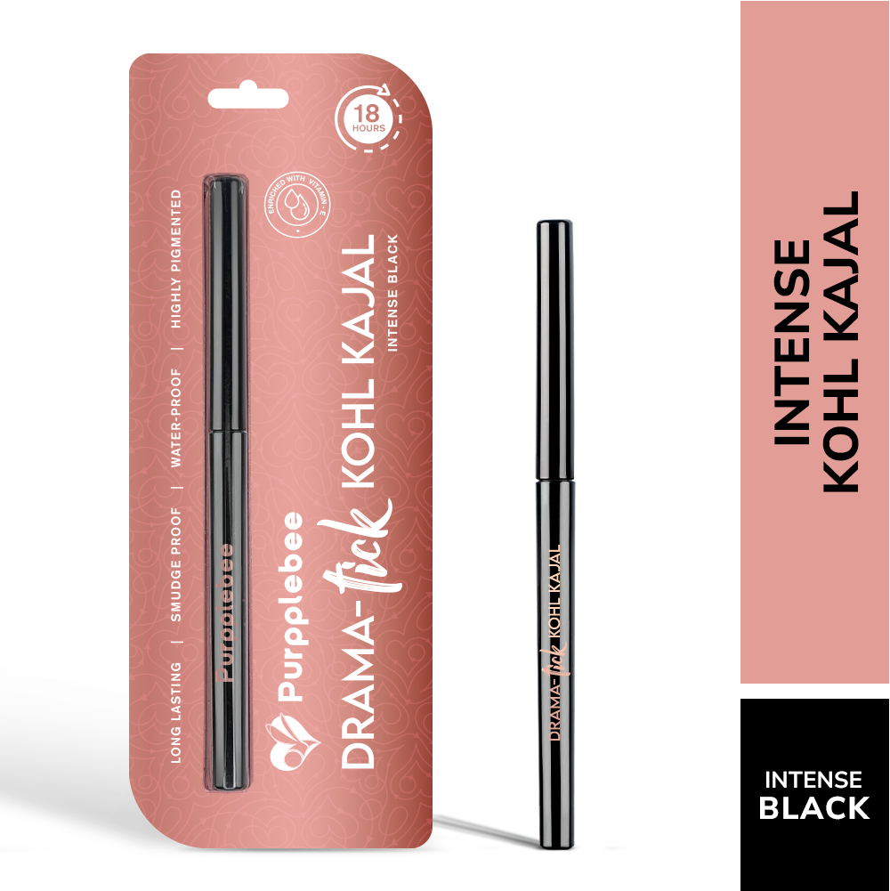 Purpplebee Creamy Smooth Kajal Pencil Enriched with Vitamin E