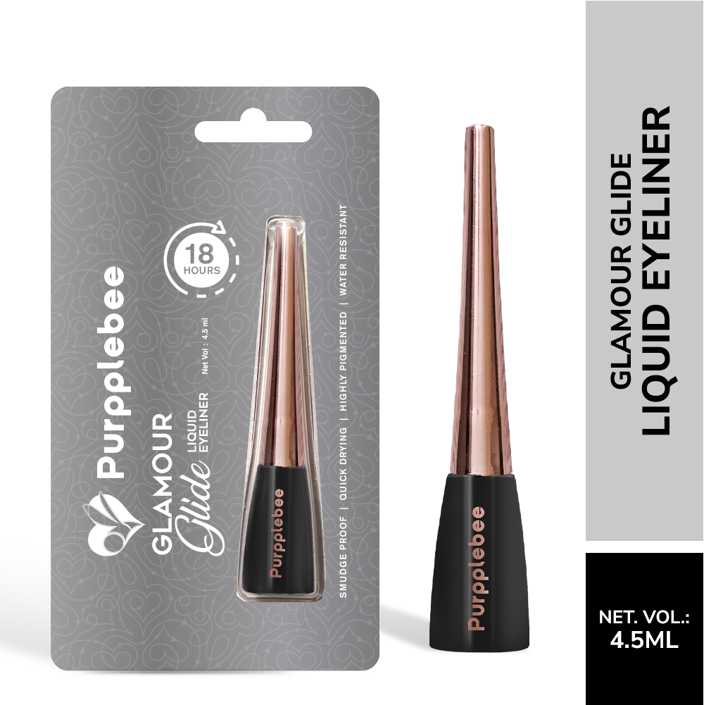 Purpplebee Smudge-Free Eyeliner for Long Lasting Eye Makeup